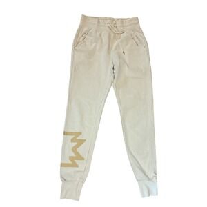 Lauren Ralph Lauren Cream Jogger Sweatpants XS Neutral Lounge Athleisure